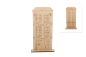 CASA 2 EN 1 NAVIDAD Y OTOÑO 24X51,5X0,3 CM MDF C/ BASE